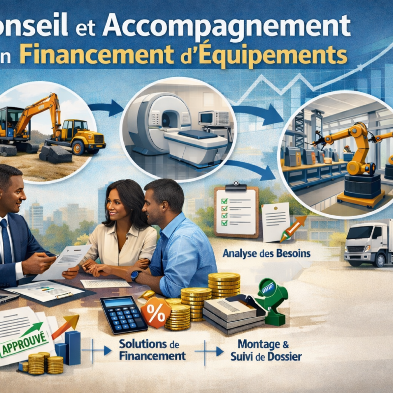 Conseil et accompagnement en financement d’équipements